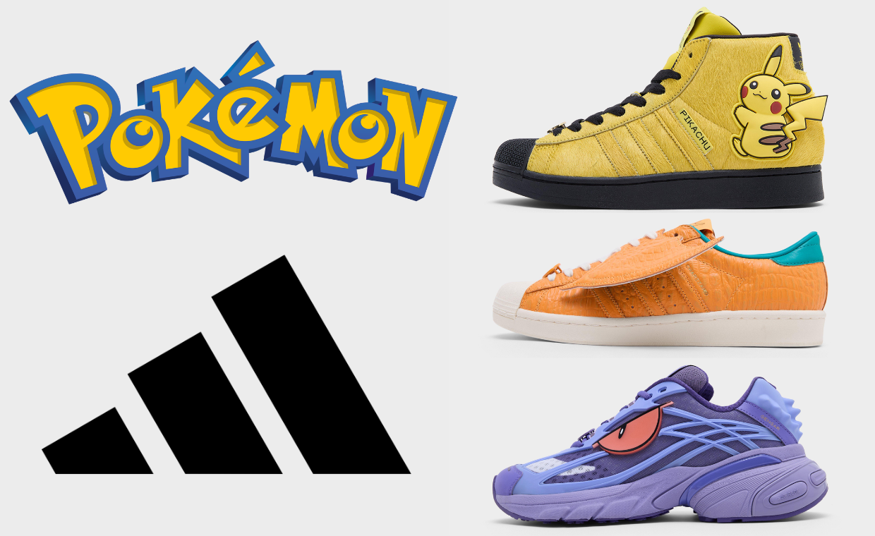 Pikachu, Gengar, and Charizard Join the Pokémon x adidas Collection