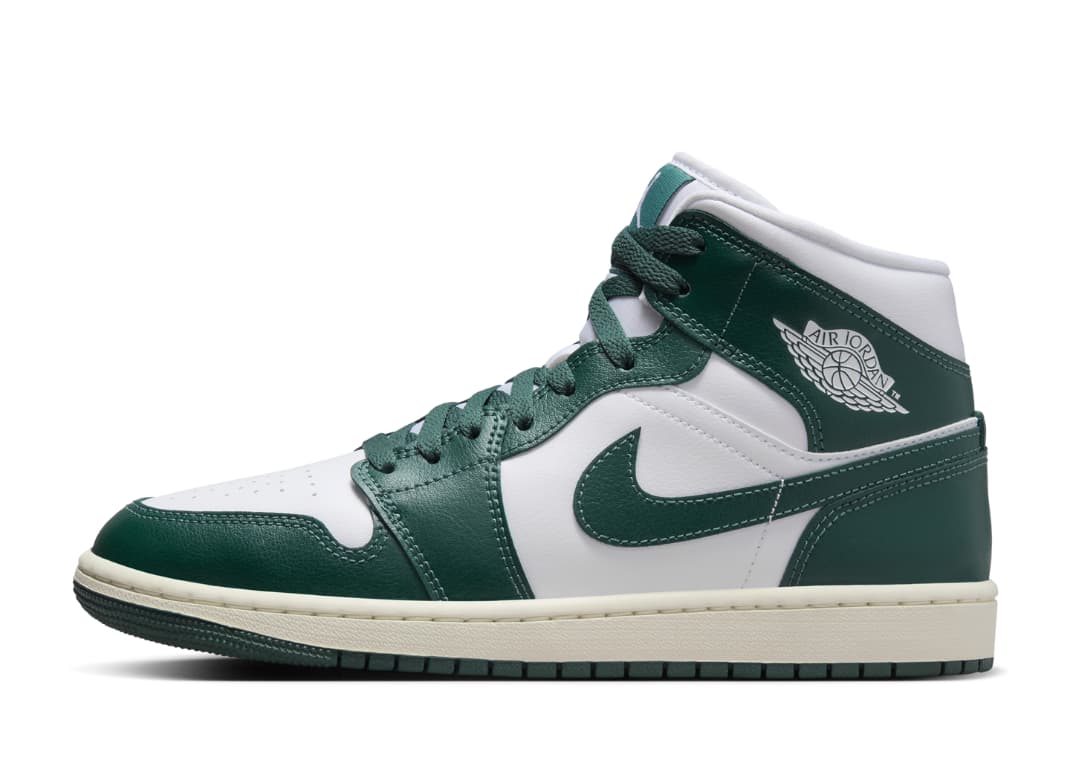 Air Jordan 1 Mid White Oxidized Green (W)