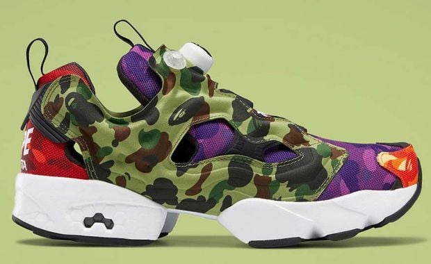 BAPE Covers The Reebok Instapump Fury In Multi Camo