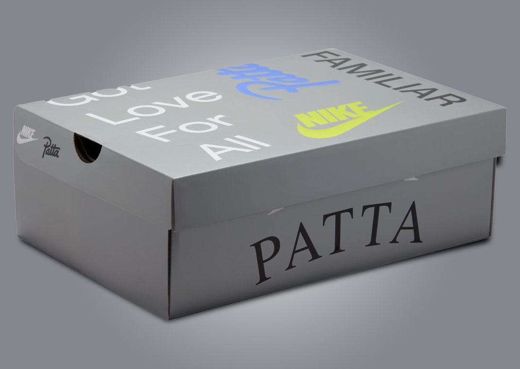 Patta x Nike Air Max 90 Waves Black Particle Grey Packaging