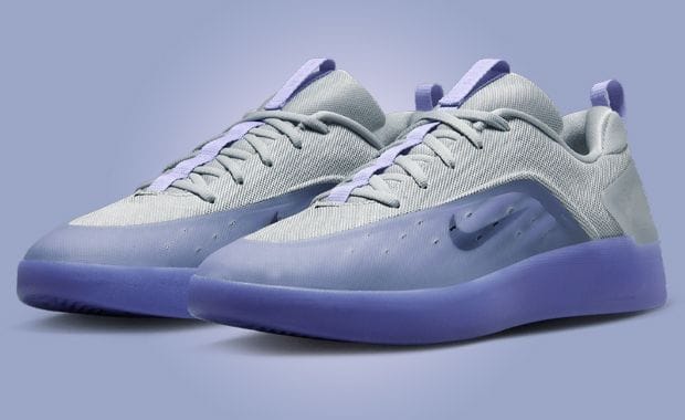 The Nike SB Nyjah 4 Light Thistle Wolf Grey Releases July 2025