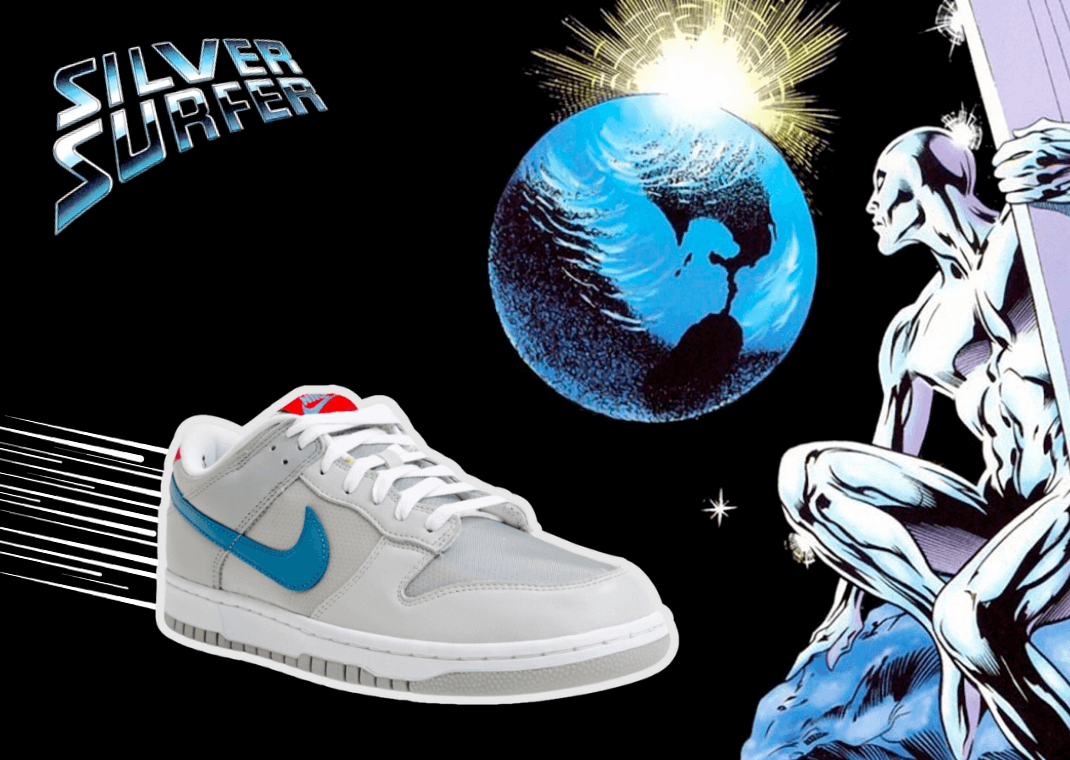 Nike Dunk Low Silver Surfer