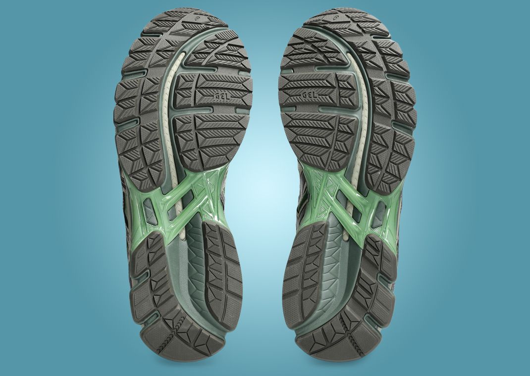 Kiko Kostadinov x Asics UB10-S Gel Kayano 20 Moss Gunmetal Outsole