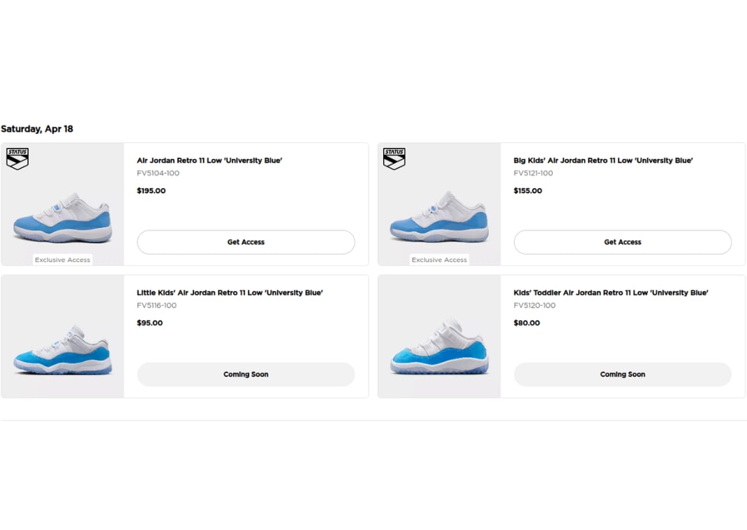 Air Jordan 11 Retro Low White University Blue