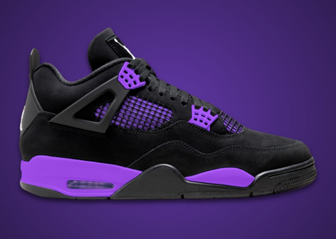 Jordan 4 Purple Thunder (mock-up)
