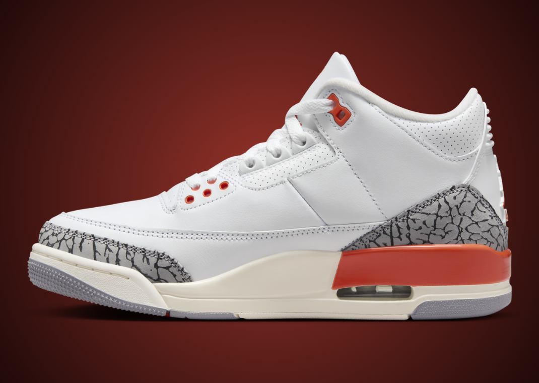 Air Jordan 3 Retro Georgia Peach (W) Medial