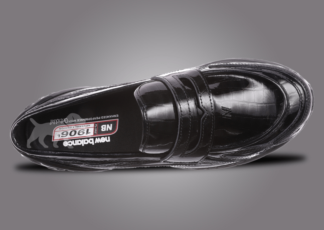 The New Balance 1906L Loafer Black Croc Releases in 2025