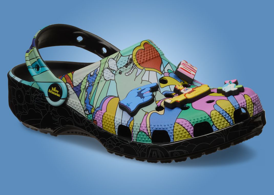 The Beatles x Crocs Classic Clog Pepperland Angle