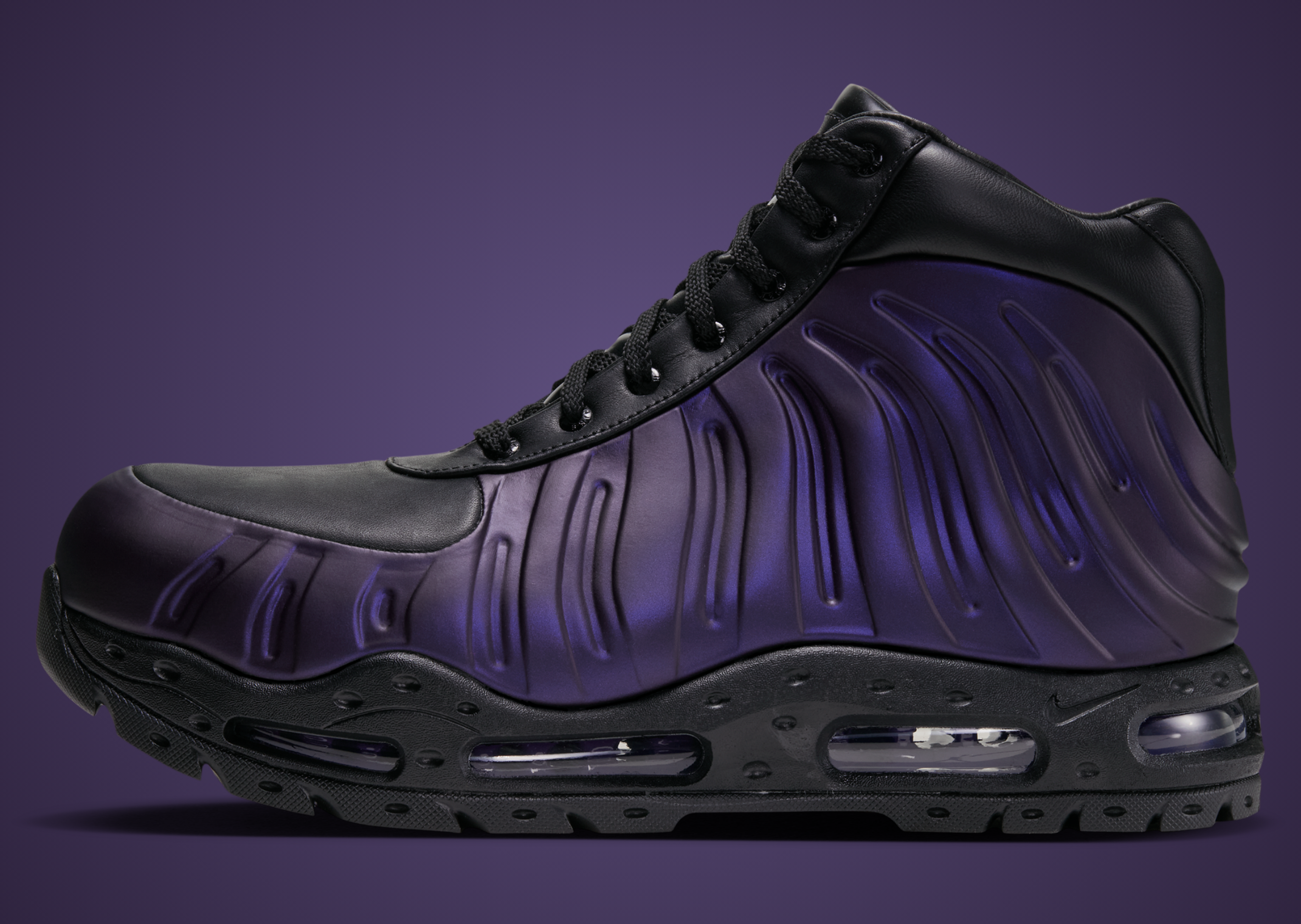 Nike Air Max Foamdome Eggplant - Lateral