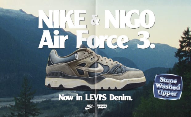 NIGO's Levi’s x Nike Air Force 3 Olive Grey Releases October 2025