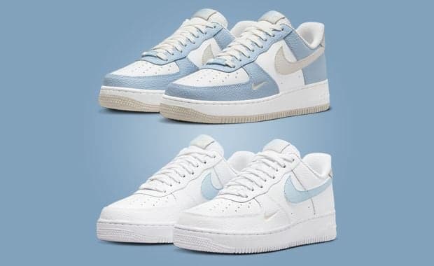 Nike Air Force 1 Low Light Armory Blue Light Bone Pack (W)