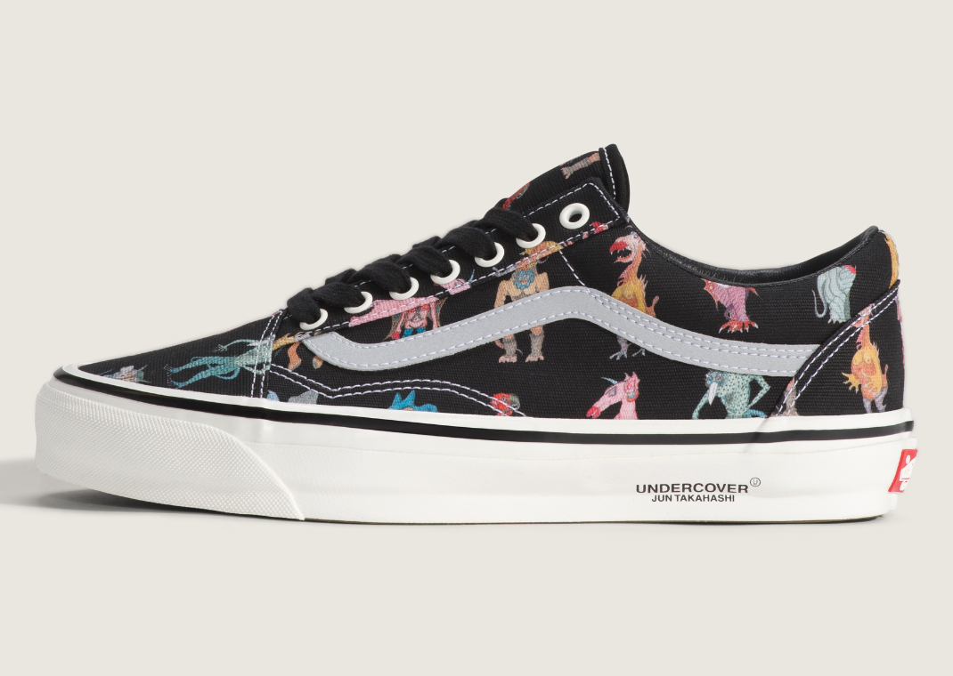 Undercover x Vans Old Skool Monster Black - Lateral