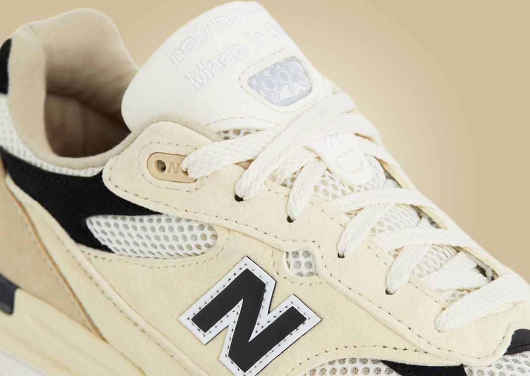 New Balance 993 Made in USA Sea Salt Black Tongue