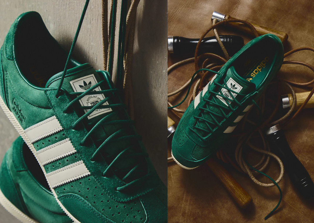 Kith x adidas Japan Collegiate Green
