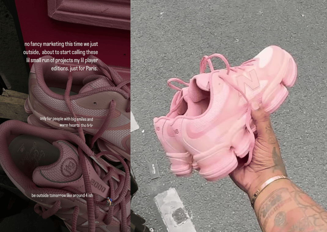 Joe Freshgoods x New Balance ABZORB 2000 Everything Comes From Pink