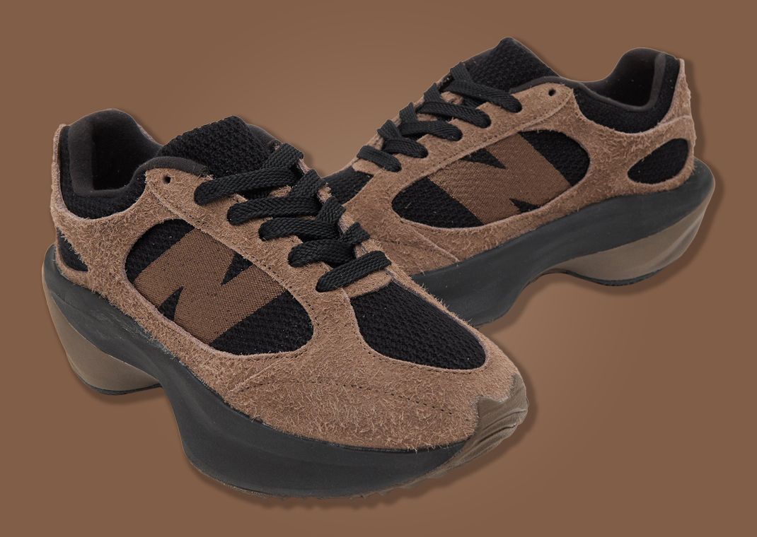 New Balance Warped Runner Dark Mushroom Angle