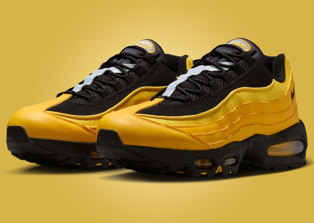 Nike Air Max 95 ブラック/イエロー This Black and Yellow Air Max 95 is Giving Us Bruce Lee Vibes
