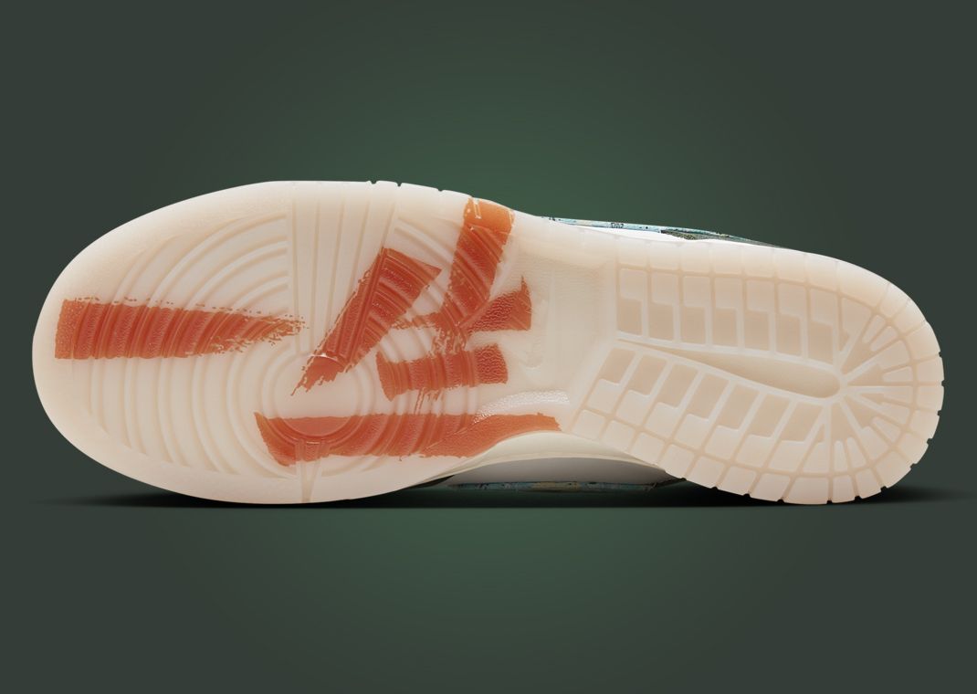 Nike Dunk Low Paisley Hoops Outsole