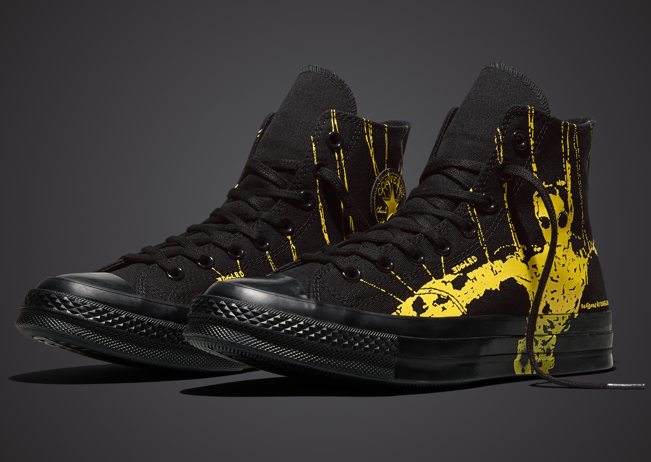 EDGLRD x Converse Chuck 70 Black - Angle