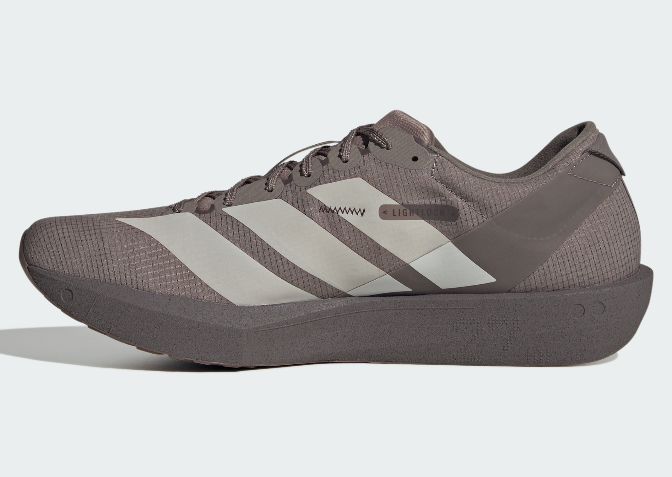 Satisfy x adidas Adizero Adios 9 Brown - Medial