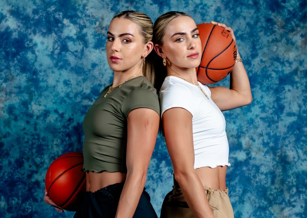 The Cavinder Twins, global ambassadors for Under Armour who play women's basketball for the Miami Hurricanes