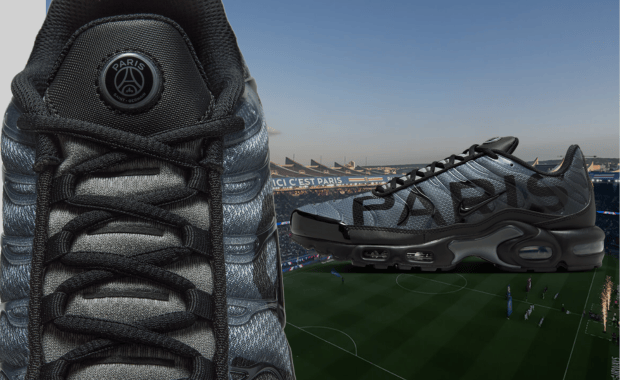 The PSG x Nike Air Max Plus Black Releases Fall 2025
