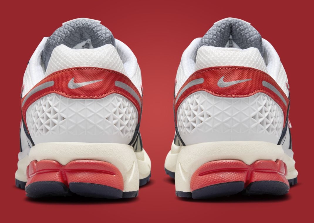 Nike Zoom Vomero 5 White Navy Red (W) Heel