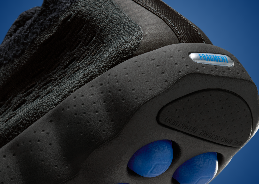 fragment design x Nike Mind 002 Flyknit Black Heel Detail