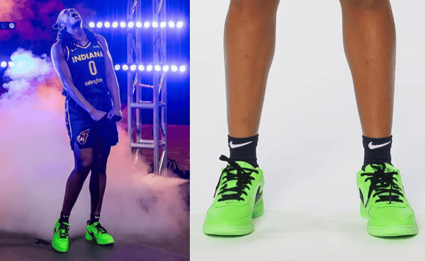 Kelsey Mitchell Debuts a Nike Book 1 Buttercup PE