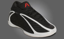 Anthony Edwards’ adidas AE 2 Gets Red Accents on this Classic Black White Colorway