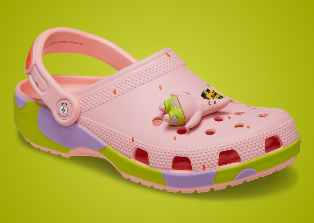 SpongeBob x Crocs Classic Clog - Patrick Star - Angle