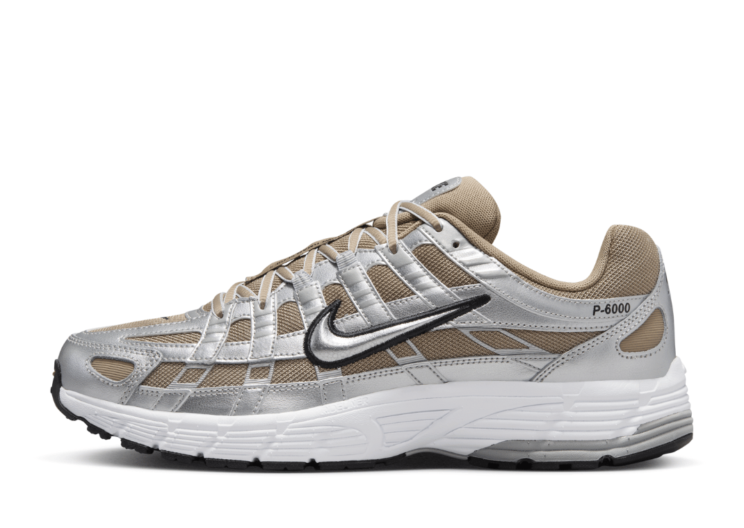 Nike P-6000 Khaki Metallic Platinum