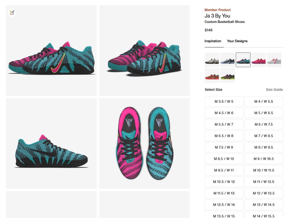 Nike Ja 3 By You