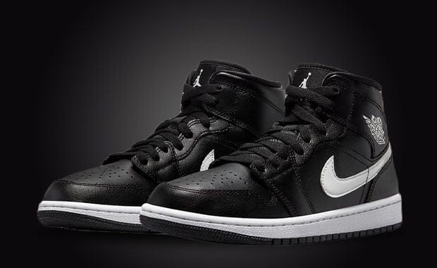 The Air Jordan 1 Mid Black White Is A Monochromatic Masterpiece