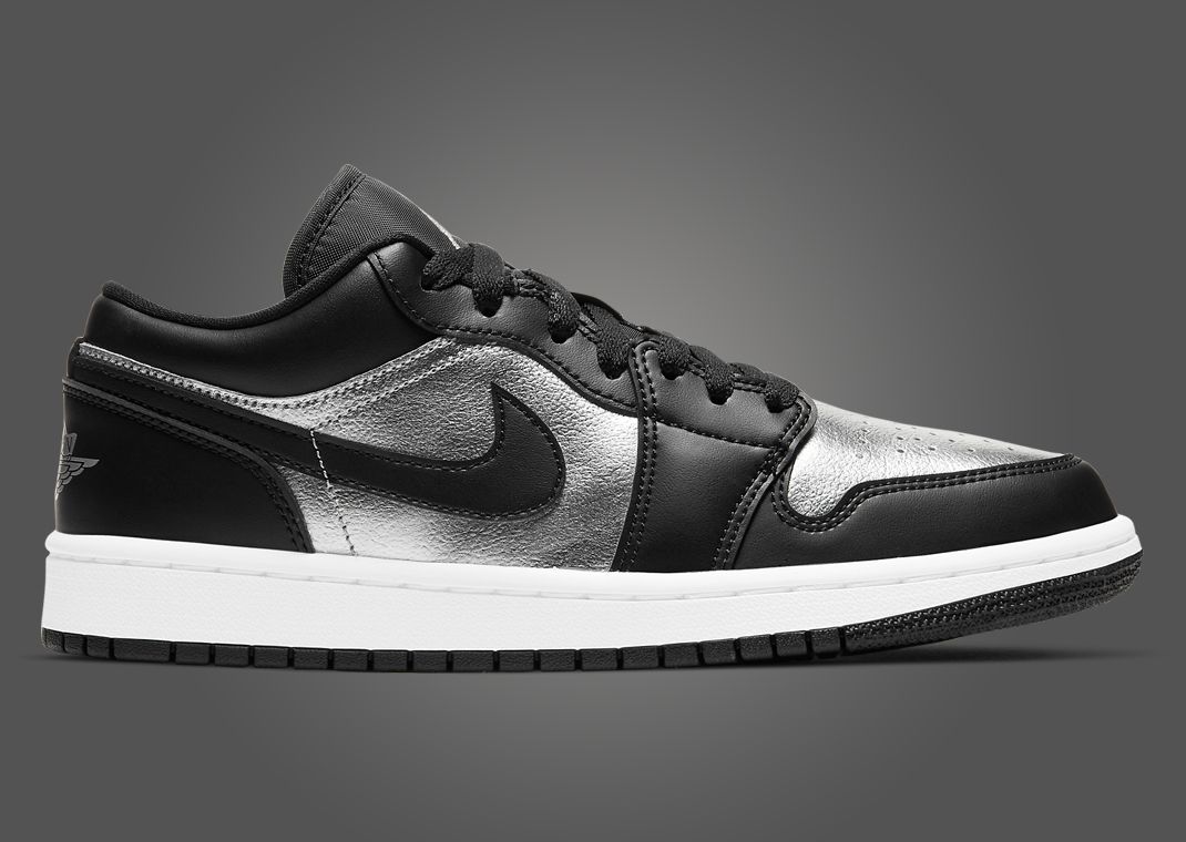 スニーカー Nike Air Jordan 1 Low SE Black llic Silver (W) 2021 Jordan 1 SE Low Silver Toe W for sale - eBay