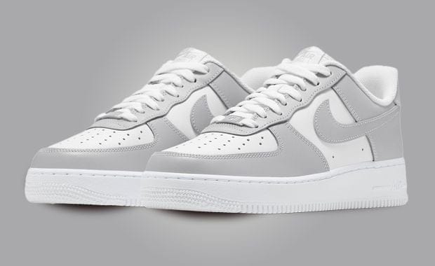 Wolf Grey Leather Dresses This Nike Air Force 1 Low