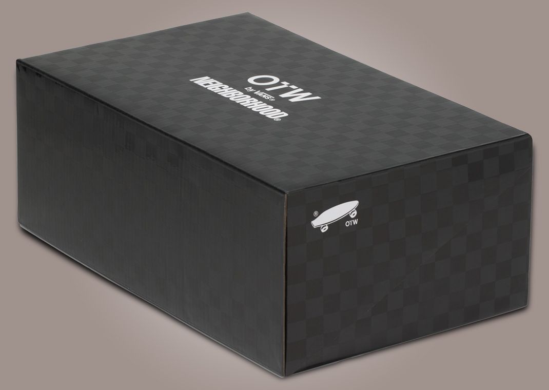 NEIGHBORHOOD x Vans OTW Half Cab 33 Black Packaging
