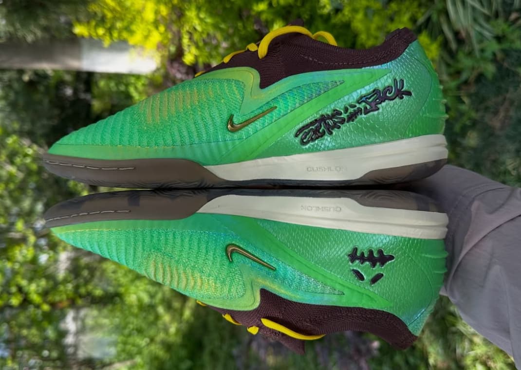 Travis Scott's Nike Phantom 6 Low Elite Indoor Soccer Shoe is