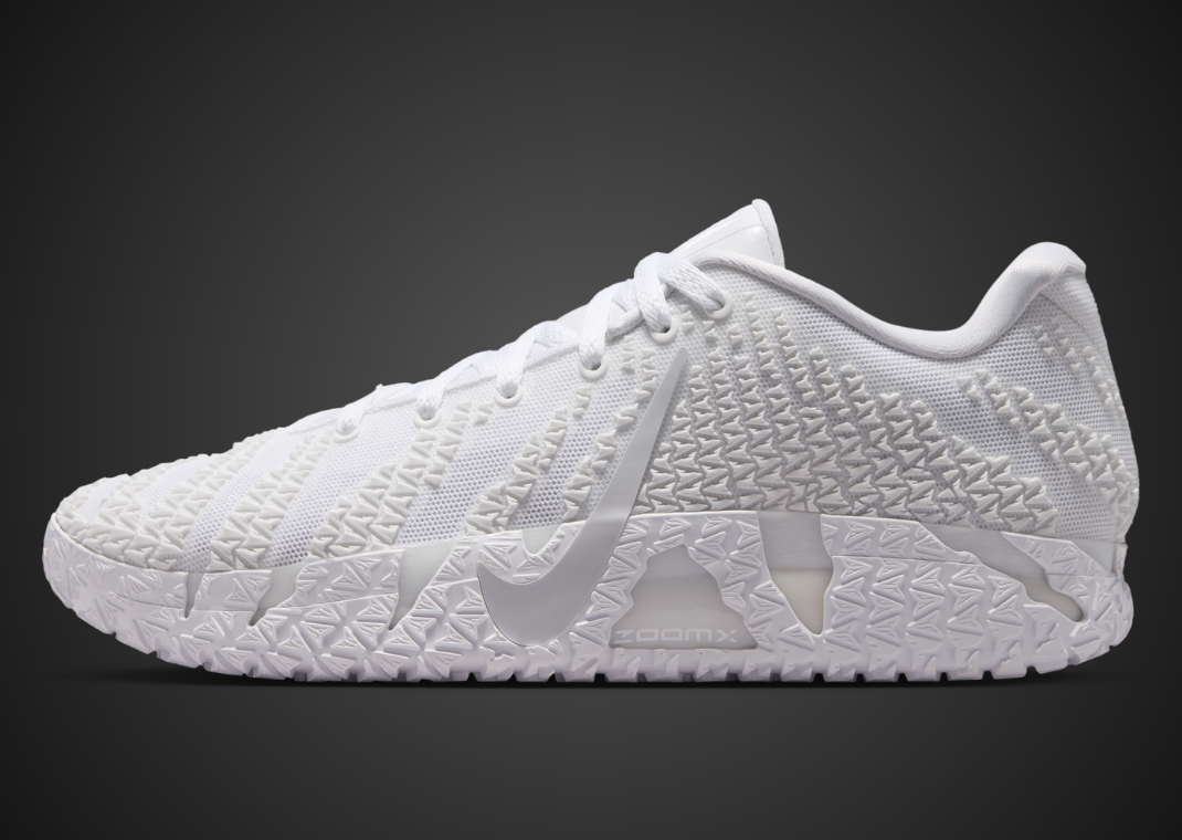 Nike Ja 3 Team Bank Triple White - Lateral