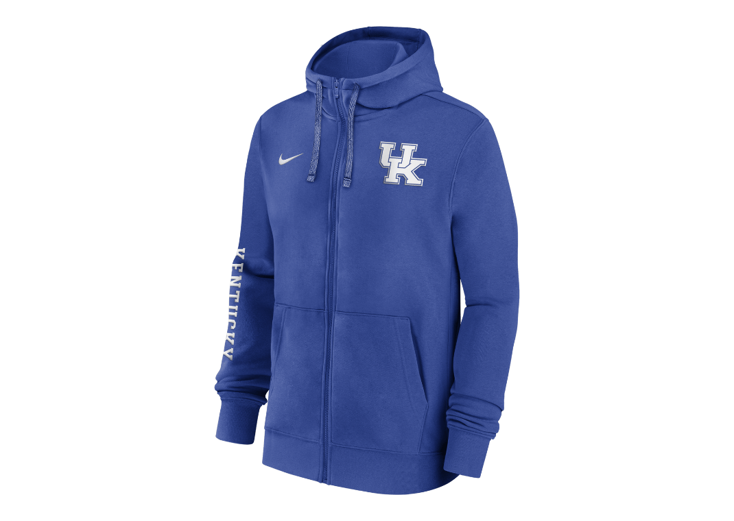 Kentucky Wildcats Sideline Team Issue Men's Nike College Full-Zip Hoodie