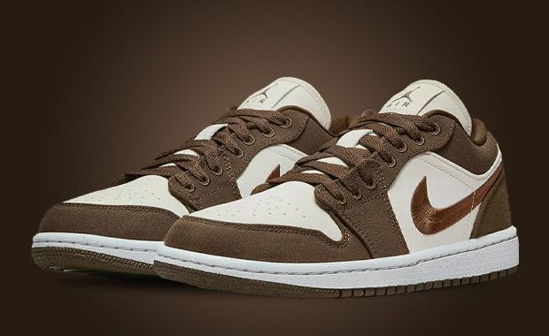 This Air Jordan 1 Low Gets The Light Olive Treatment