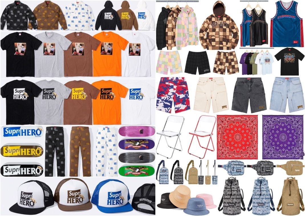 (Supreme Week 17 Droplist AntiHero, Blanket, Chair, Unseen Airpod Case, Zip Hats and more!)