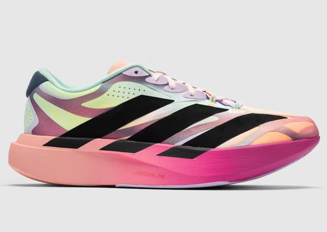The Whitaker Group x adidas Adizero Evo SL Exo Neon Lights Pink - Lateral