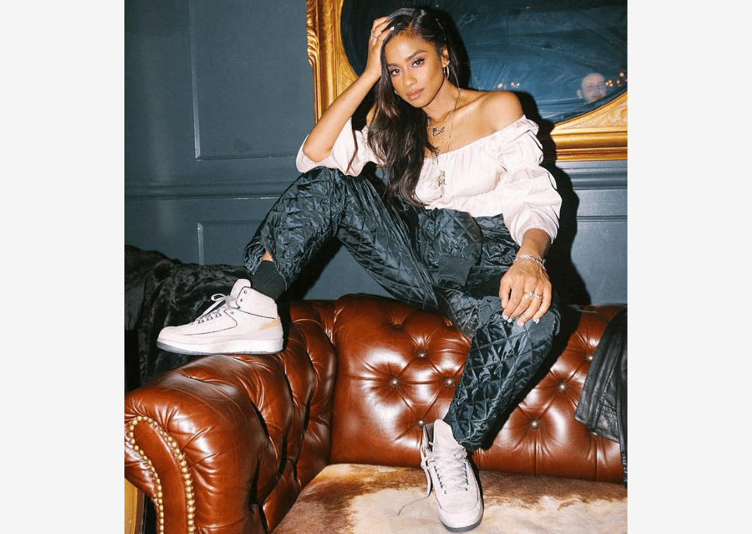 Vashtie Kola Wearing Her Air Jordan 2 Retro GS