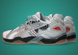 Little Tokyo Table Tennis x Asics Gel-Resolution 5 White - Angle