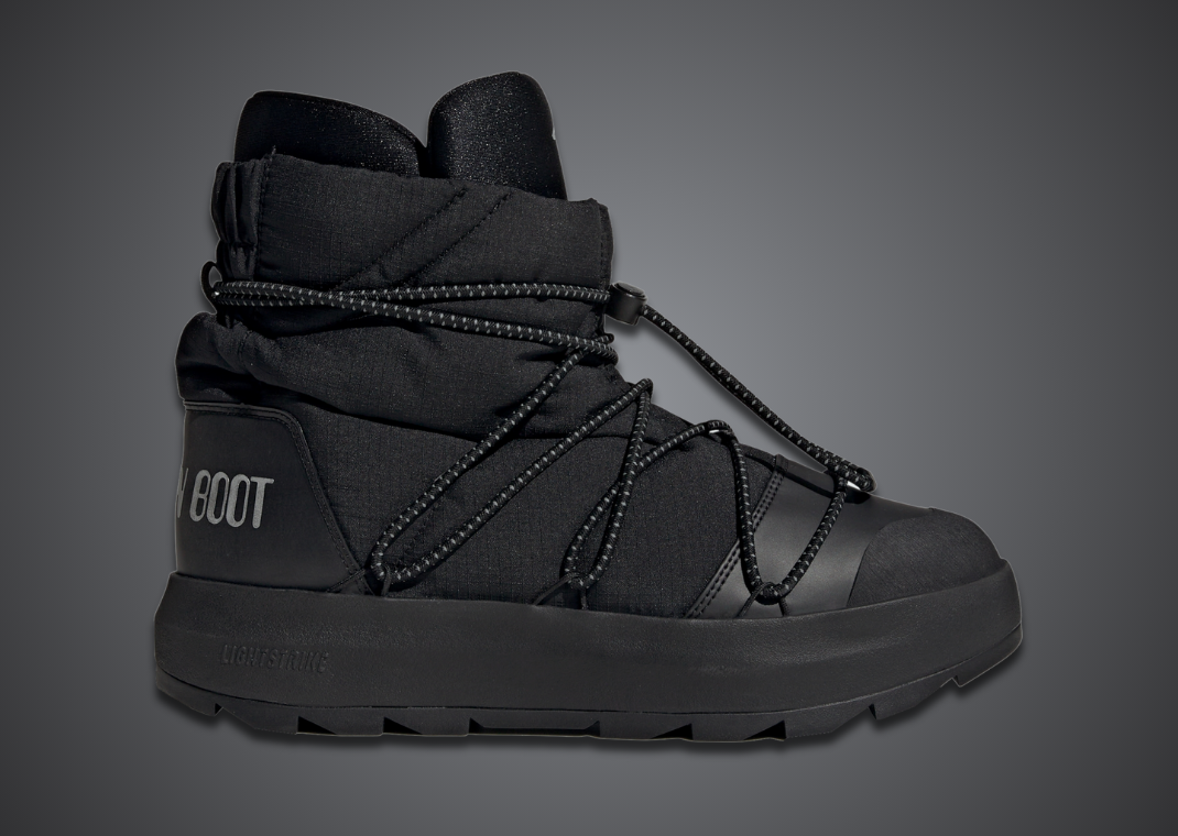 Moon Boot x adidas Ace Mid Core Black - Lateral