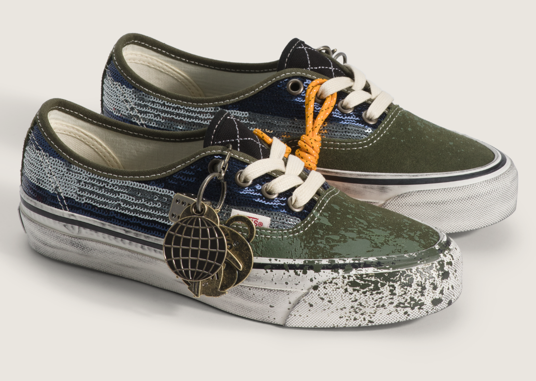 Vans Authentic La Habana Green Blue - Angle