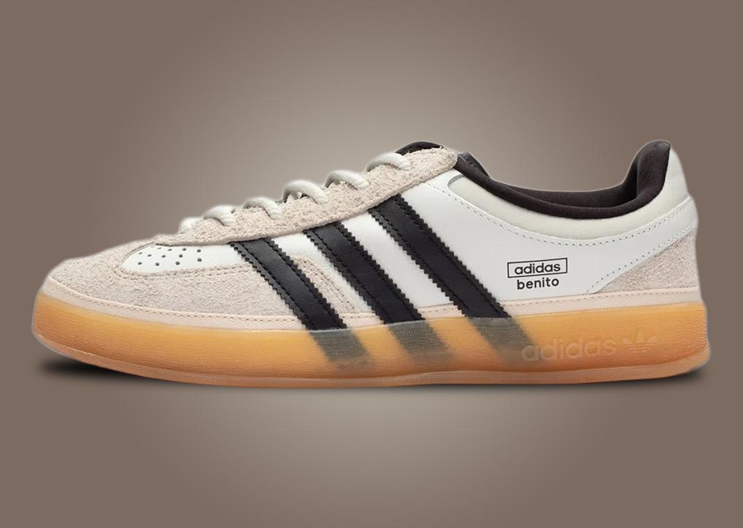 The Bad Bunny x adidas Gazelle Indoor White Black Releases August 2024