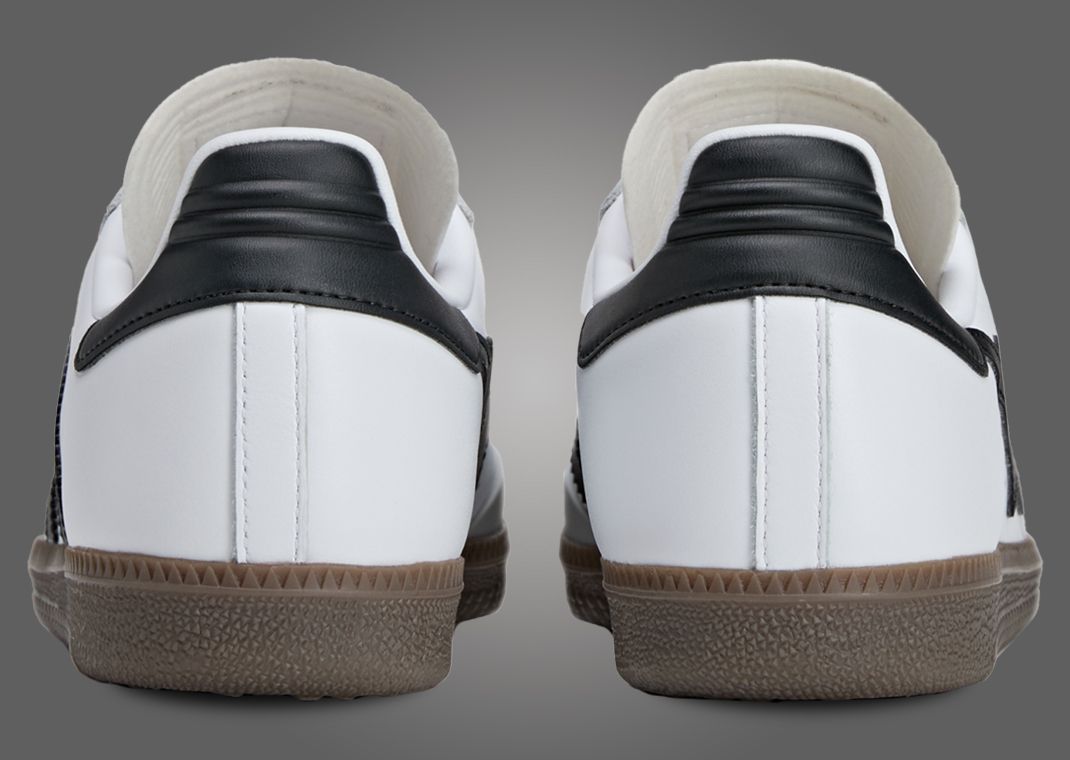 BAPE x adidas Samba White Black - Back