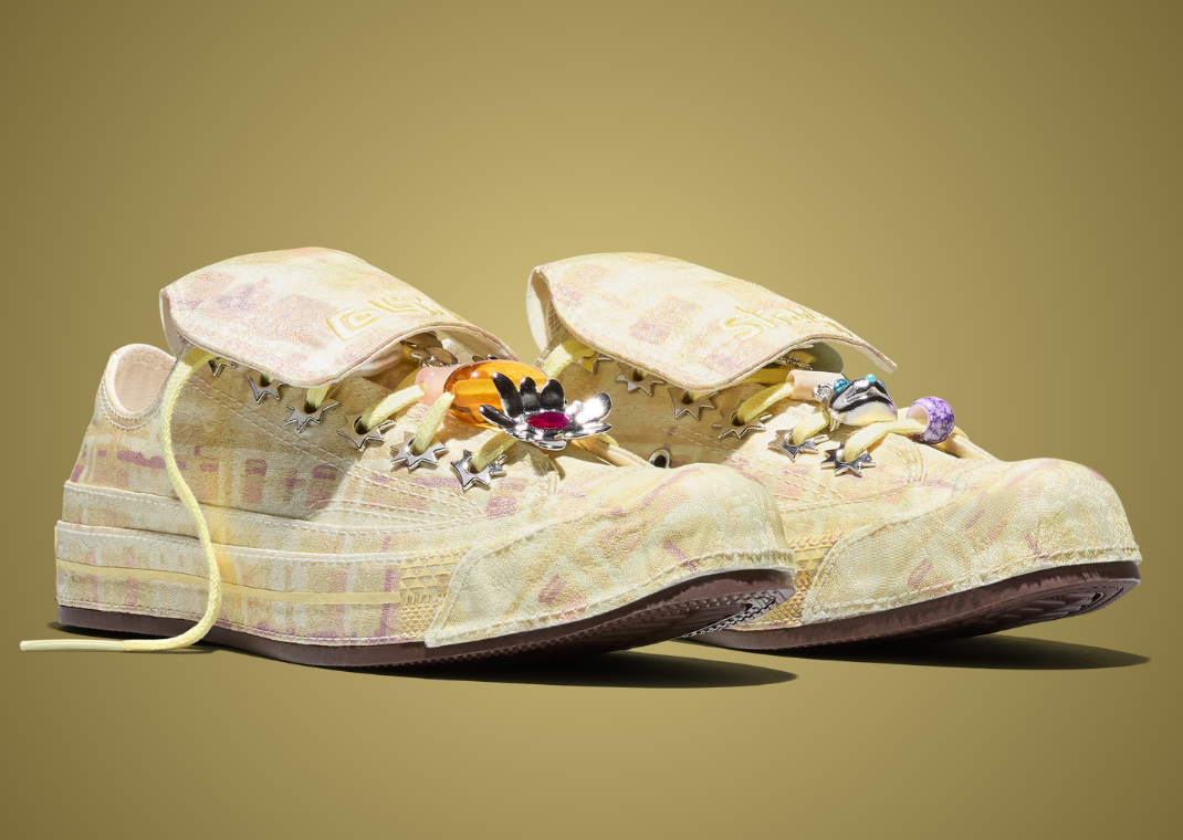 Collina Strada x Converse Chuck Taylor Ox Yellow Angle